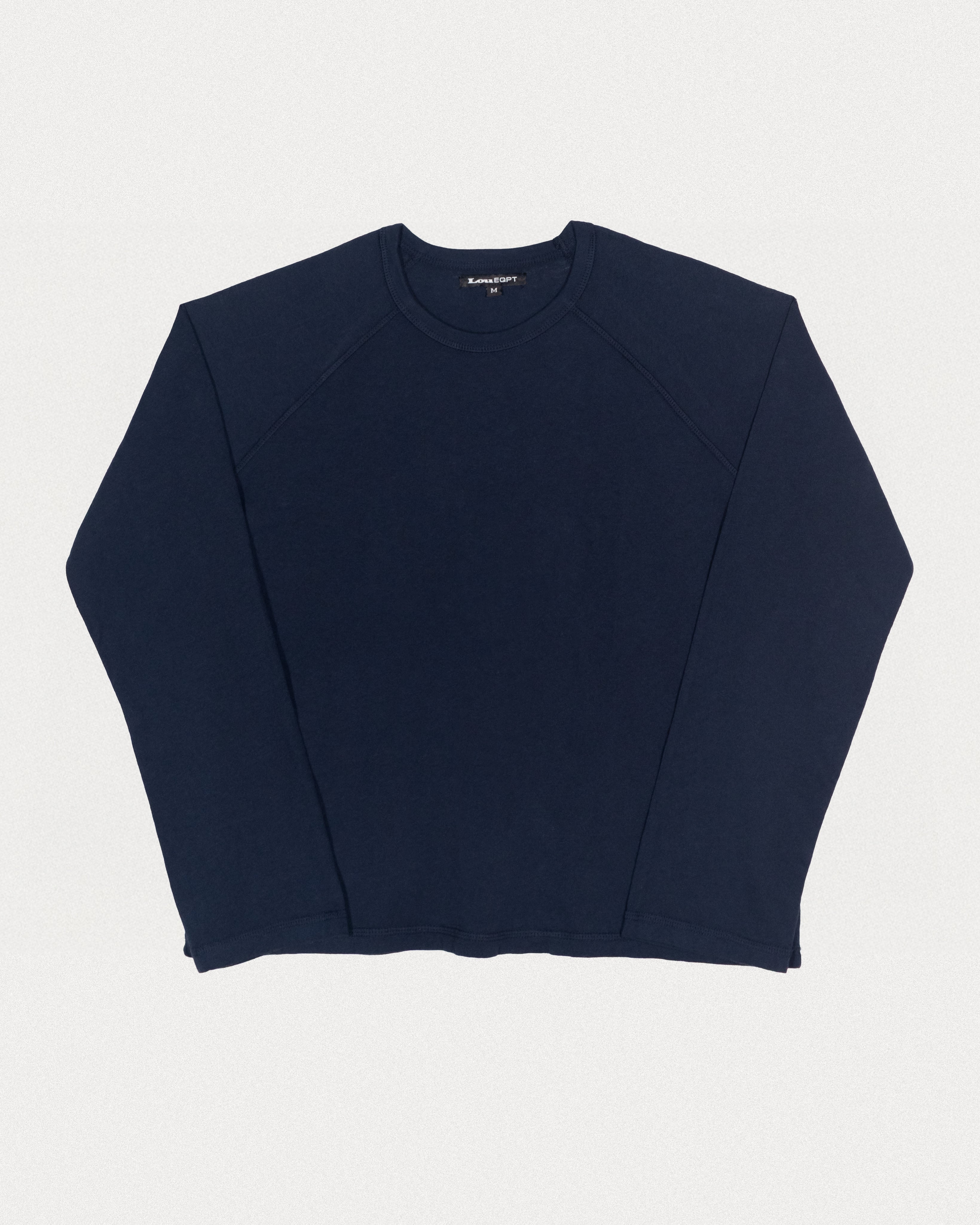 CREW RAGLAN LS - NAVY – Lou Equipment