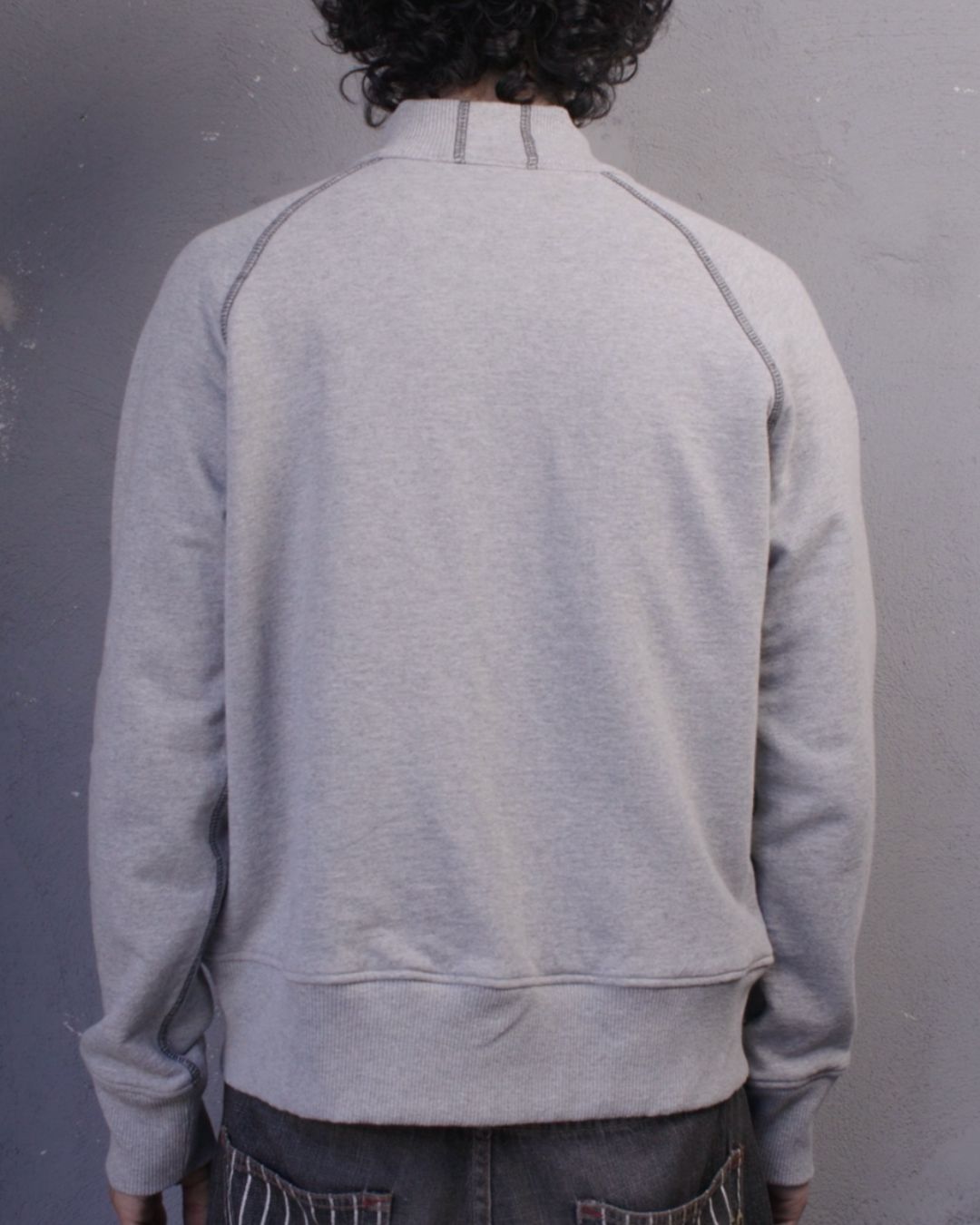 RACER ZIP-UP - HEATHER / BLACK-4