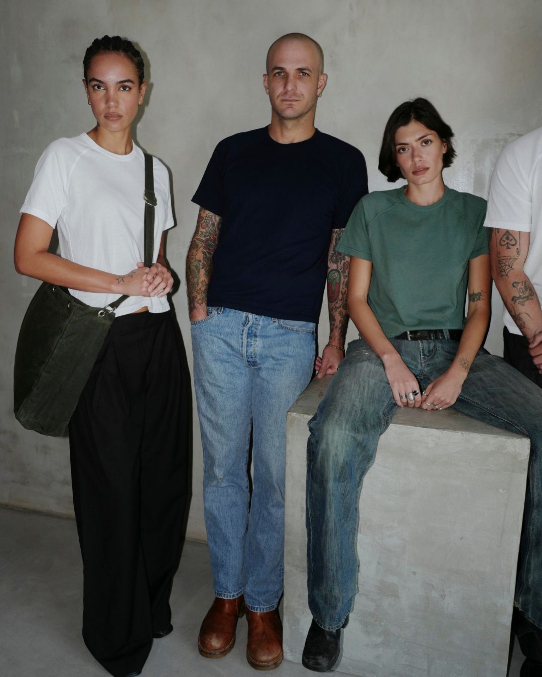 CREW RAGLAN SS - NAVY