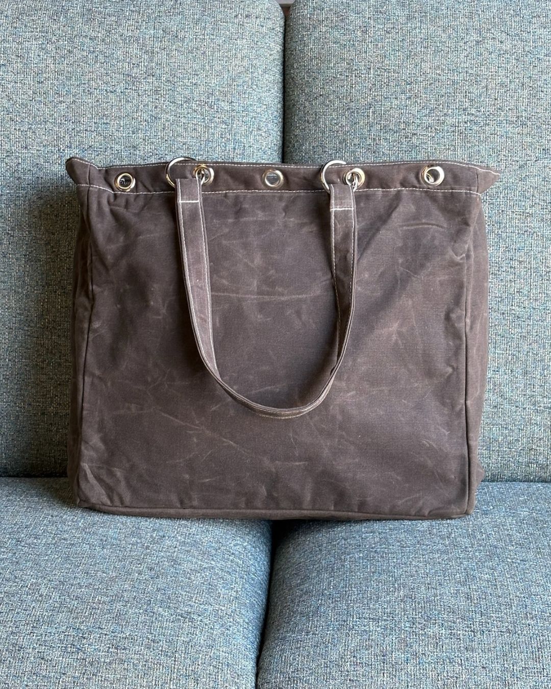 WAX BAG - OLIVE DRAB / WHITE-5