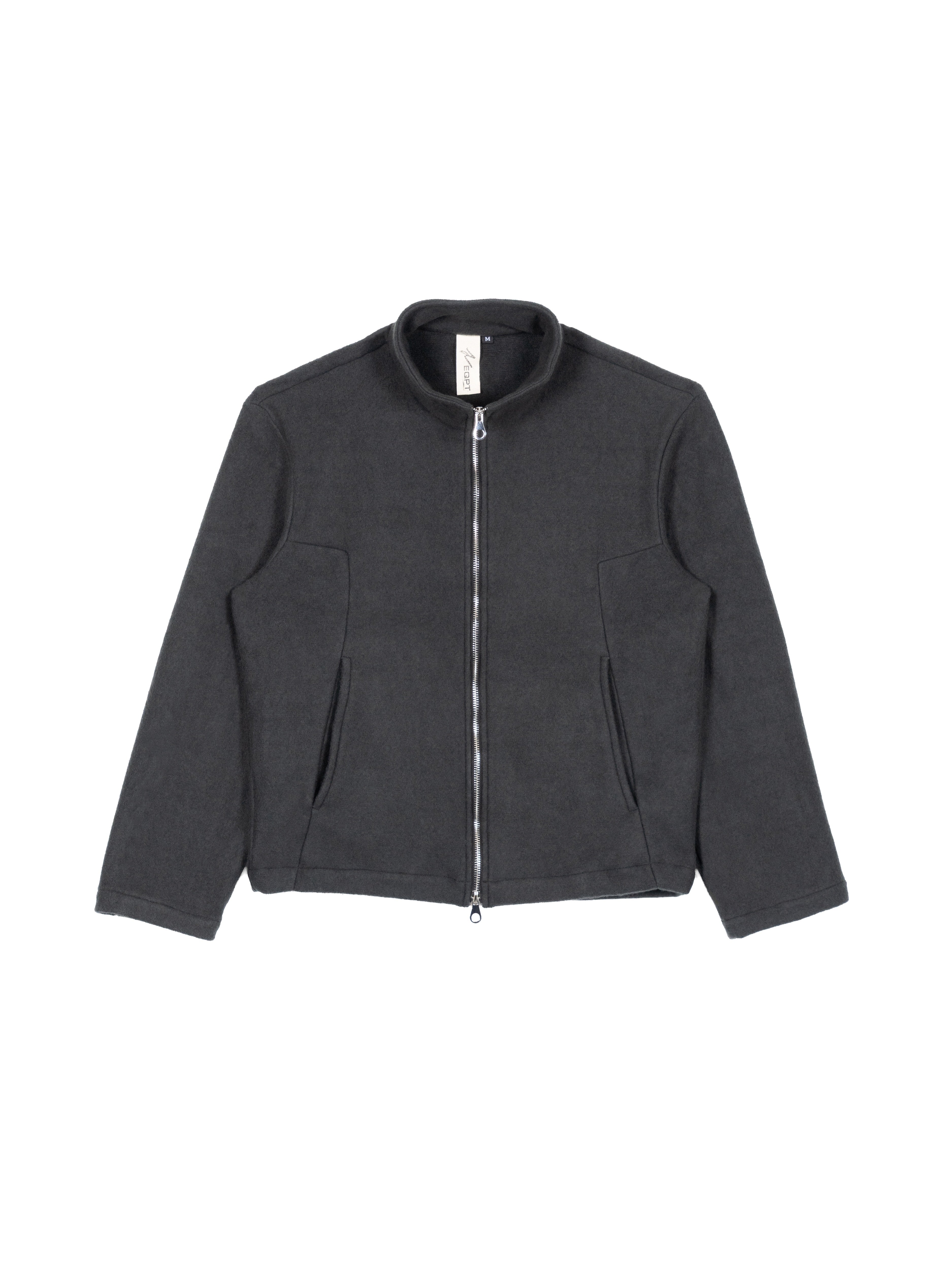 TWO-WAY ZIP FLEECE JACKET - STONE - L.E. x LYLE MCGRAW