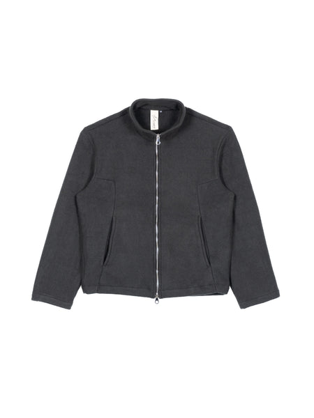 TWO-WAY ZIP FLEECE JACKET - STONE - L.E. x LYLE MCGRAW – Lou Equipment