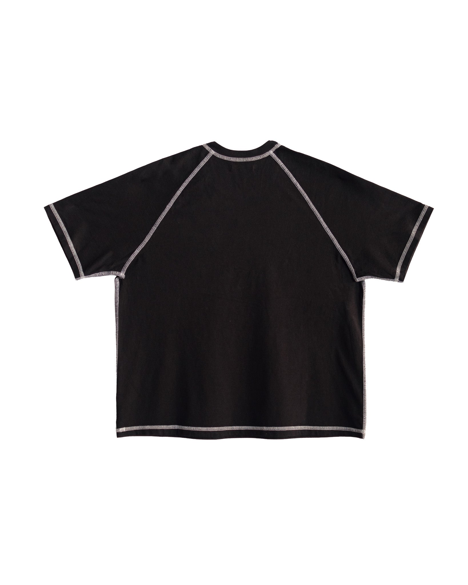 RAGLAN SS - BLACK / WHITE