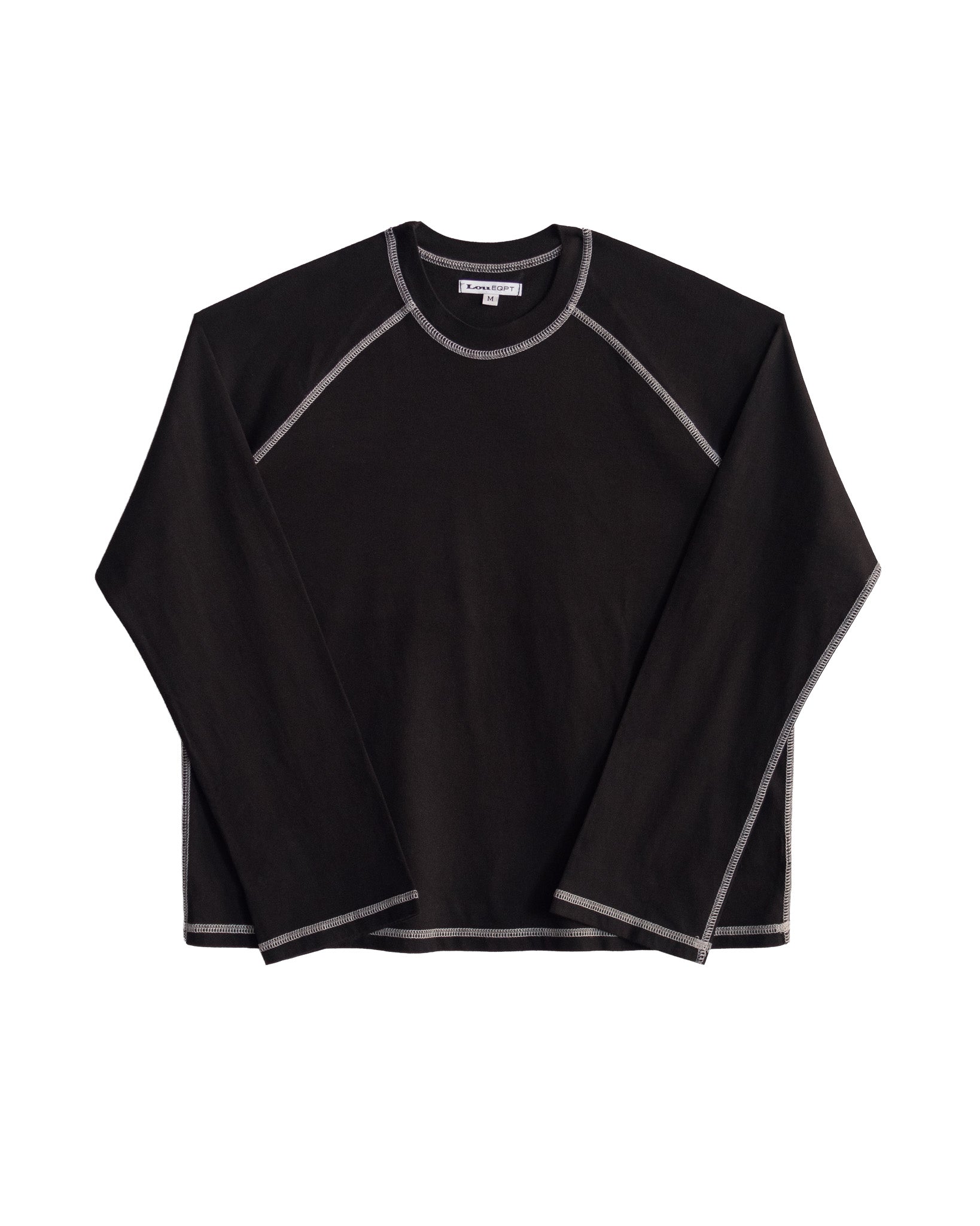 RAGLAN LS - BLACK / WHITE