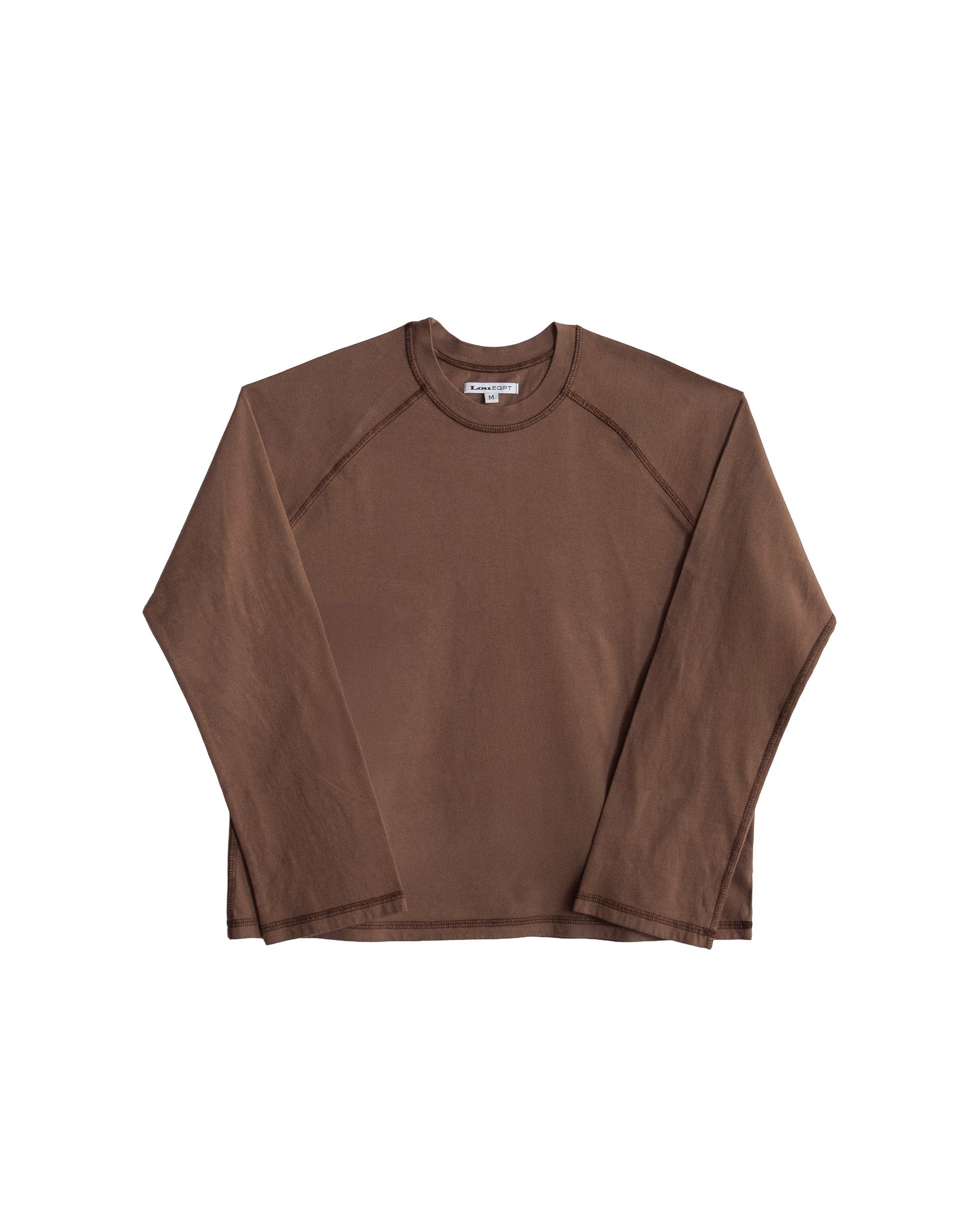 RAGLAN LS - TAUPE / BROWN