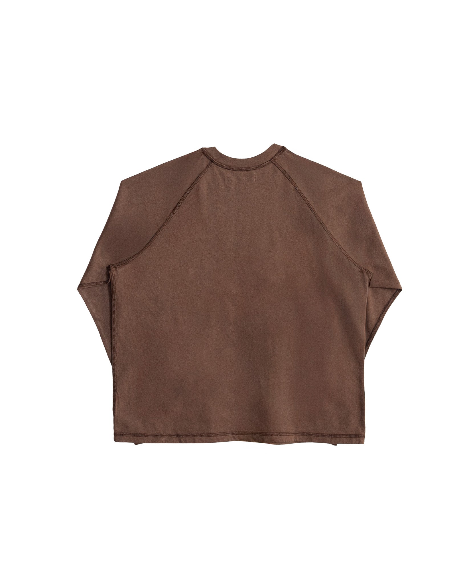 RAGLAN LS - TAUPE / BROWN