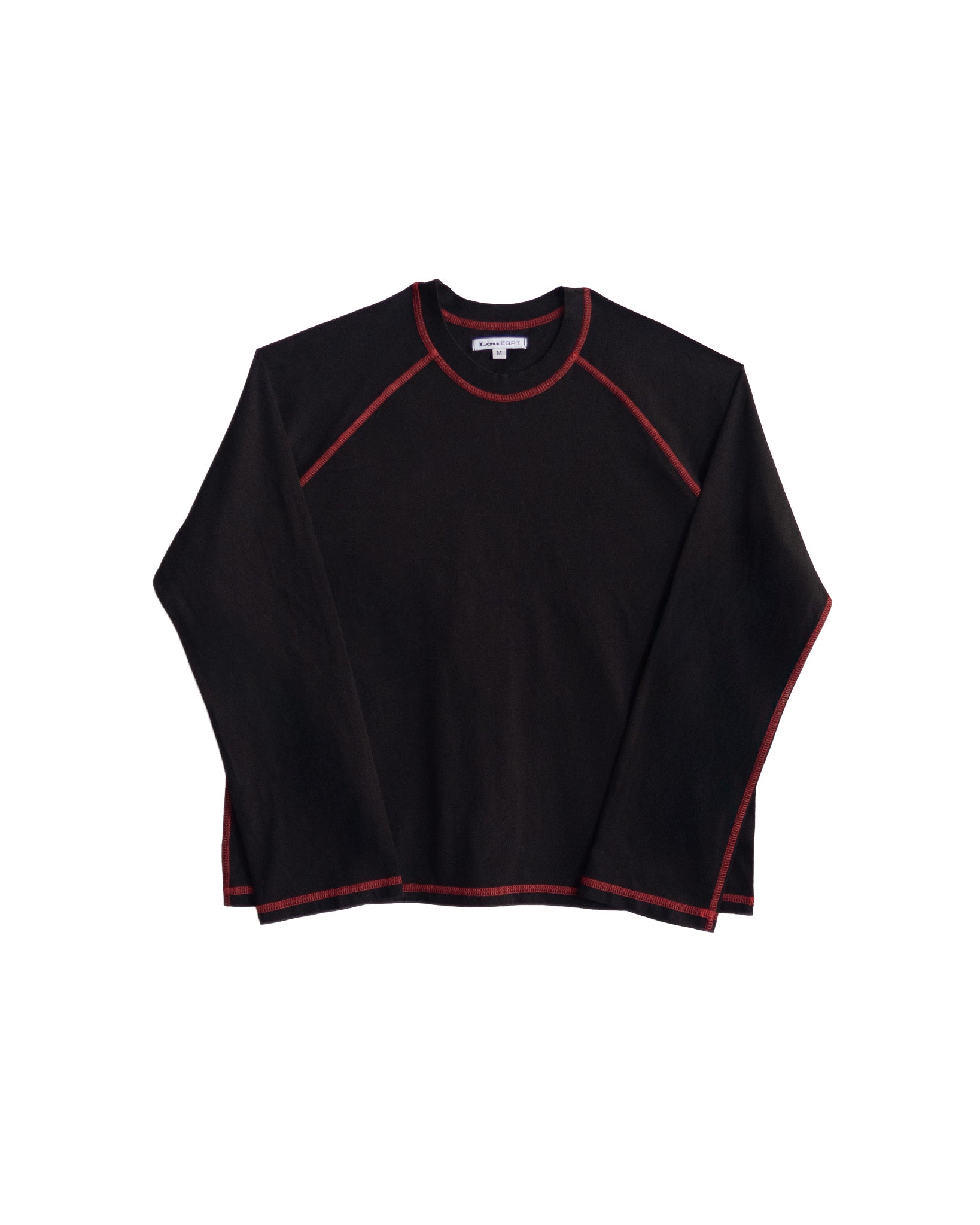 RAGLAN LS - BLACK / RED