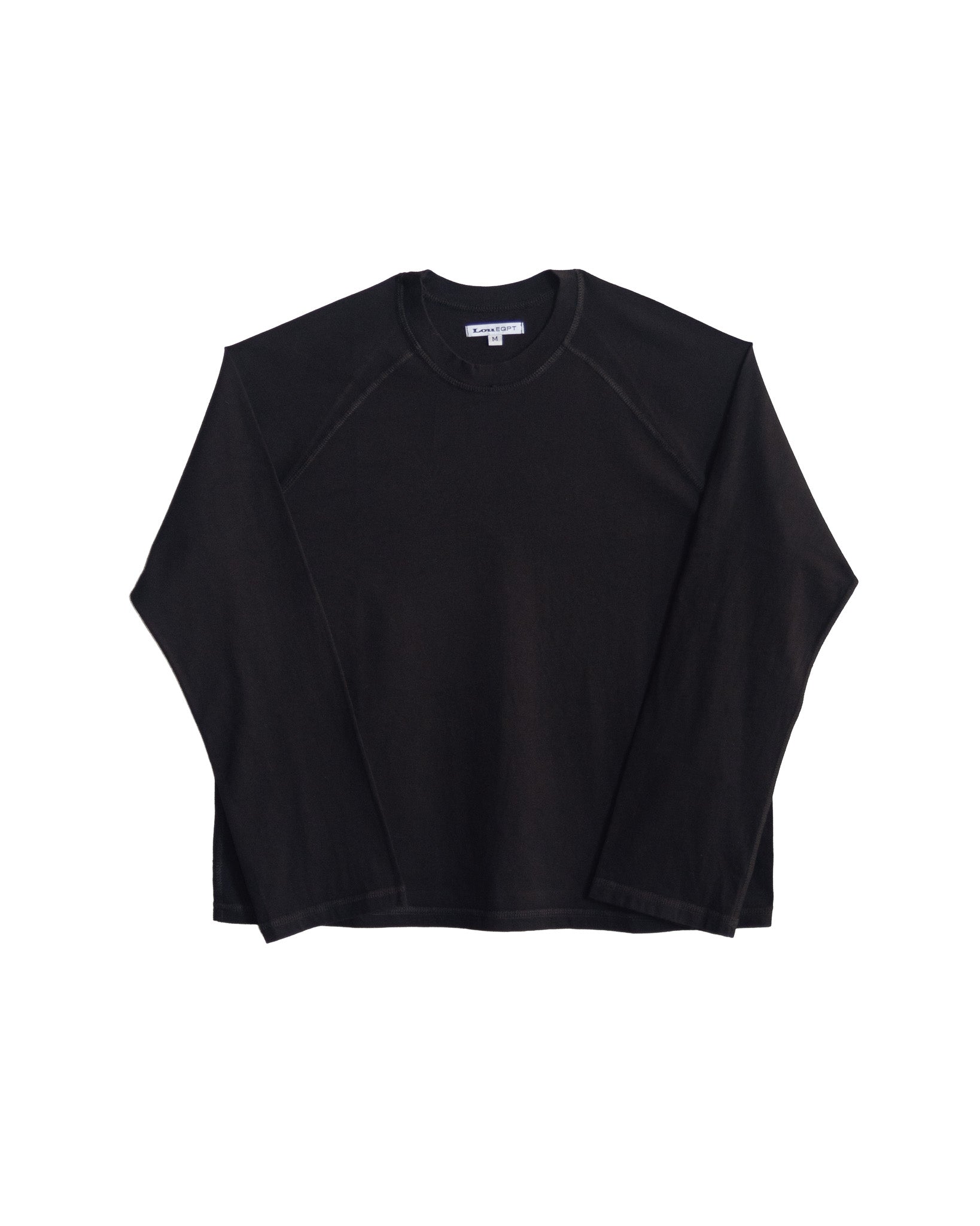 RAGLAN LS - BLACK / BLACK