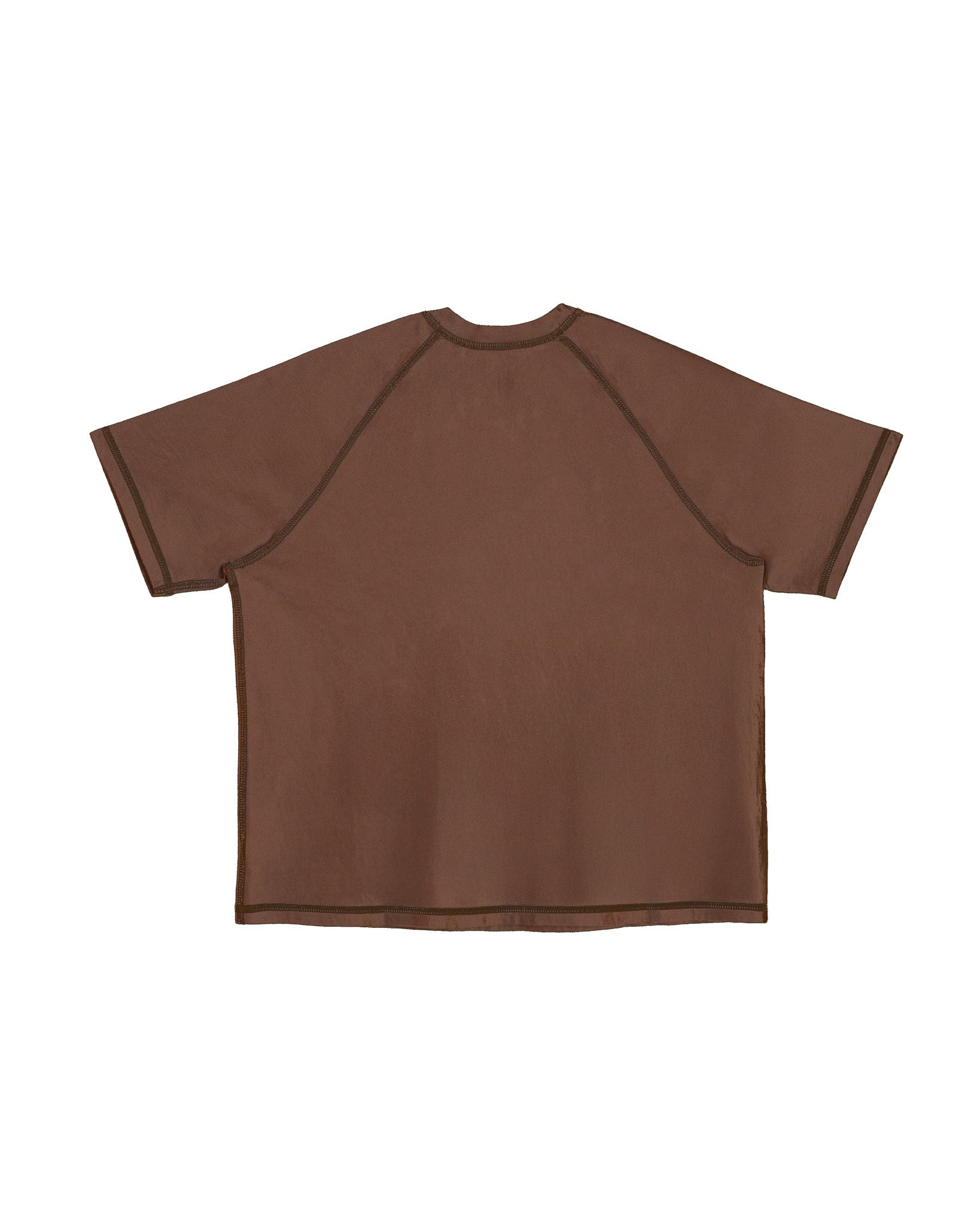 RAGLAN SS - TAUPE / BROWN