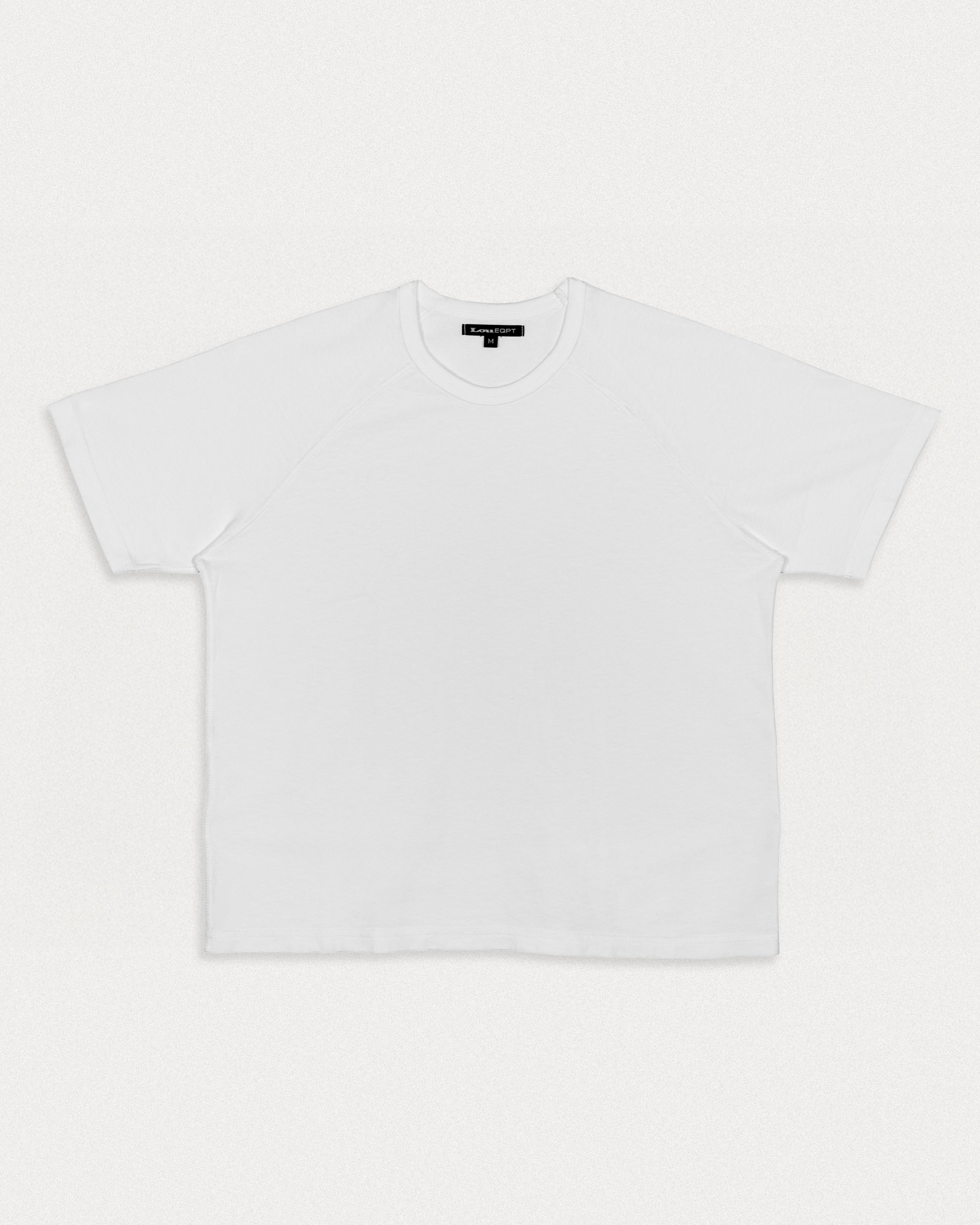 CREW RAGLAN SS  - WHITE