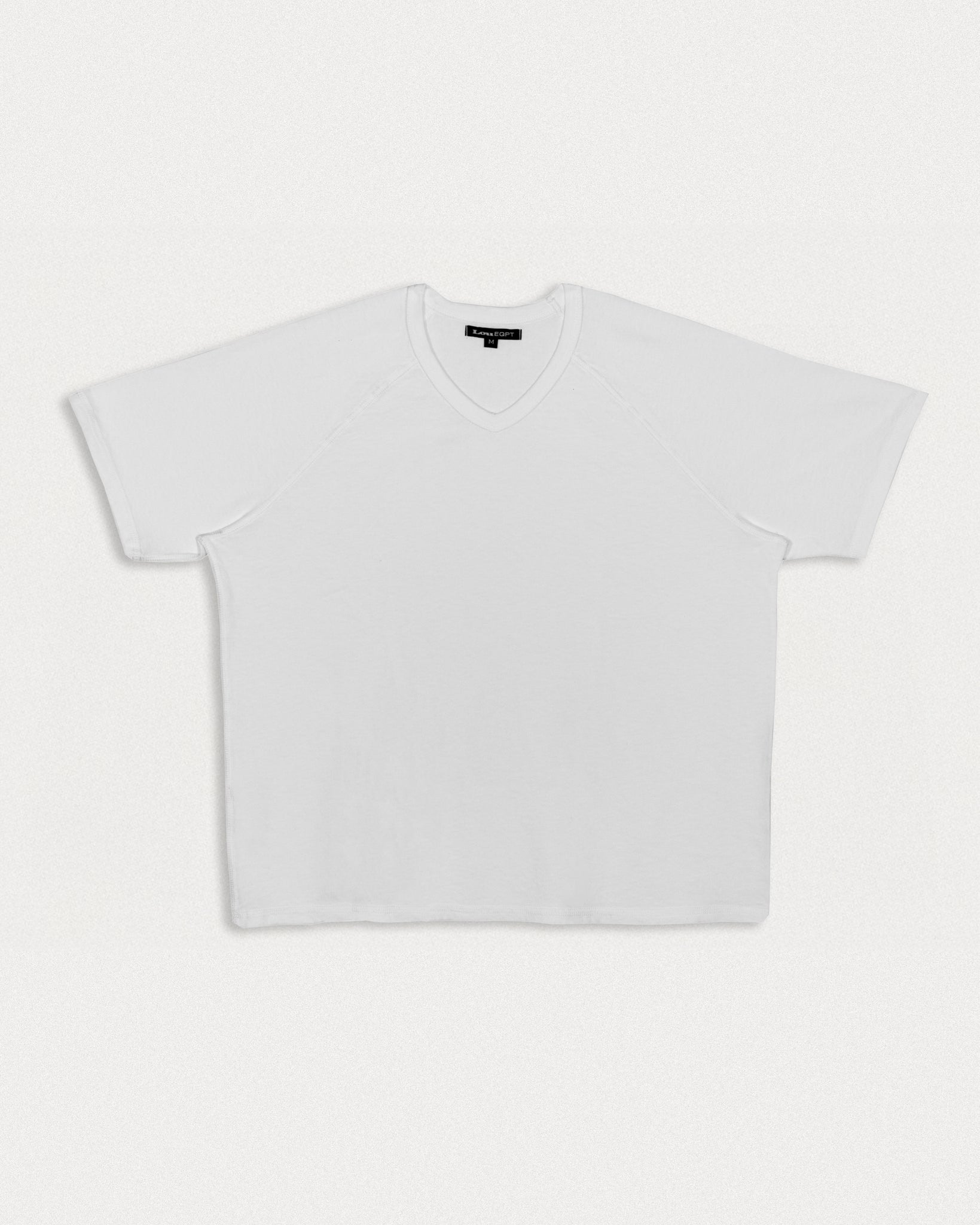 V-NECK RAGLAN SS - WHITE