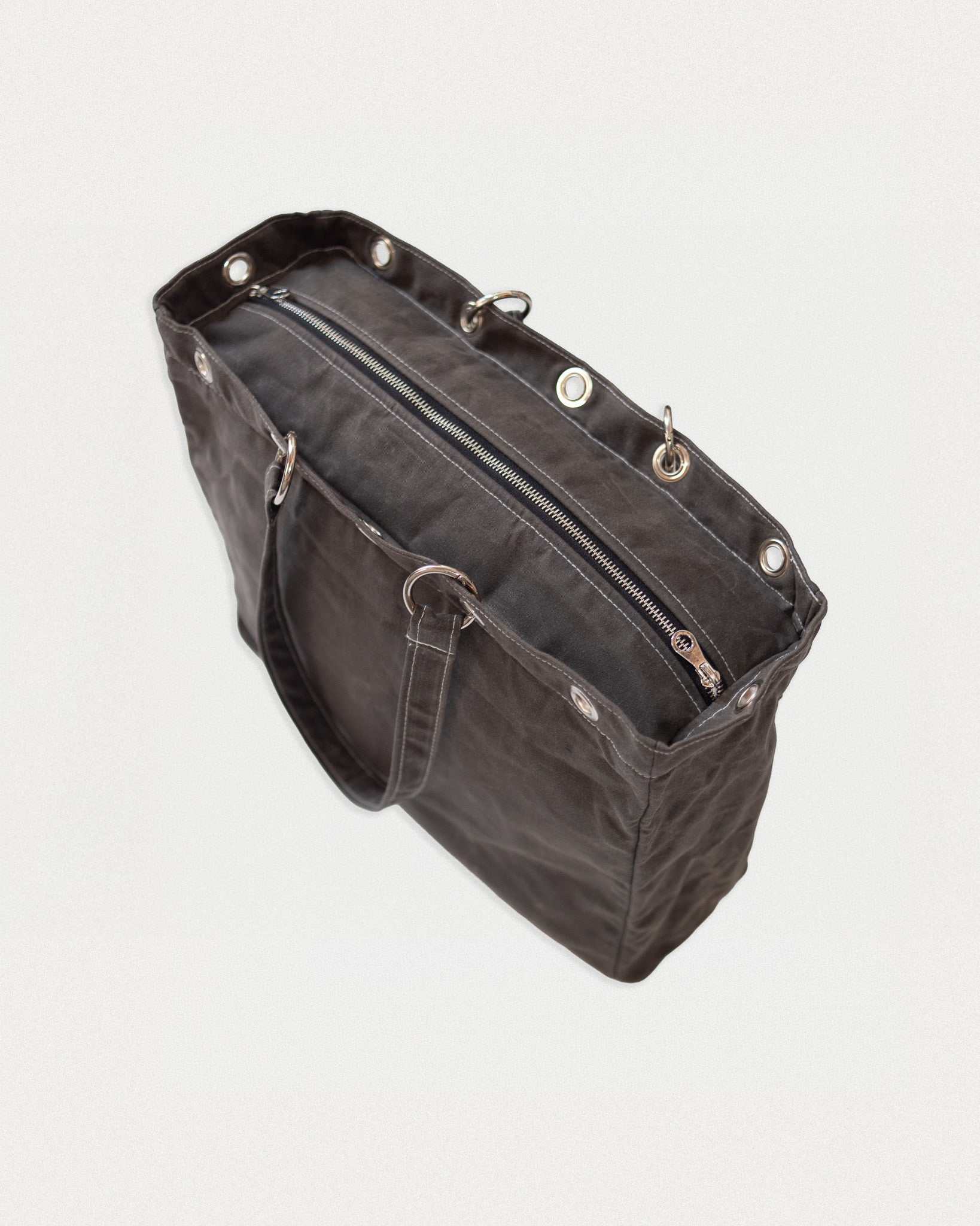 WAX BAG - OLIVE DRAB / WHITE-2