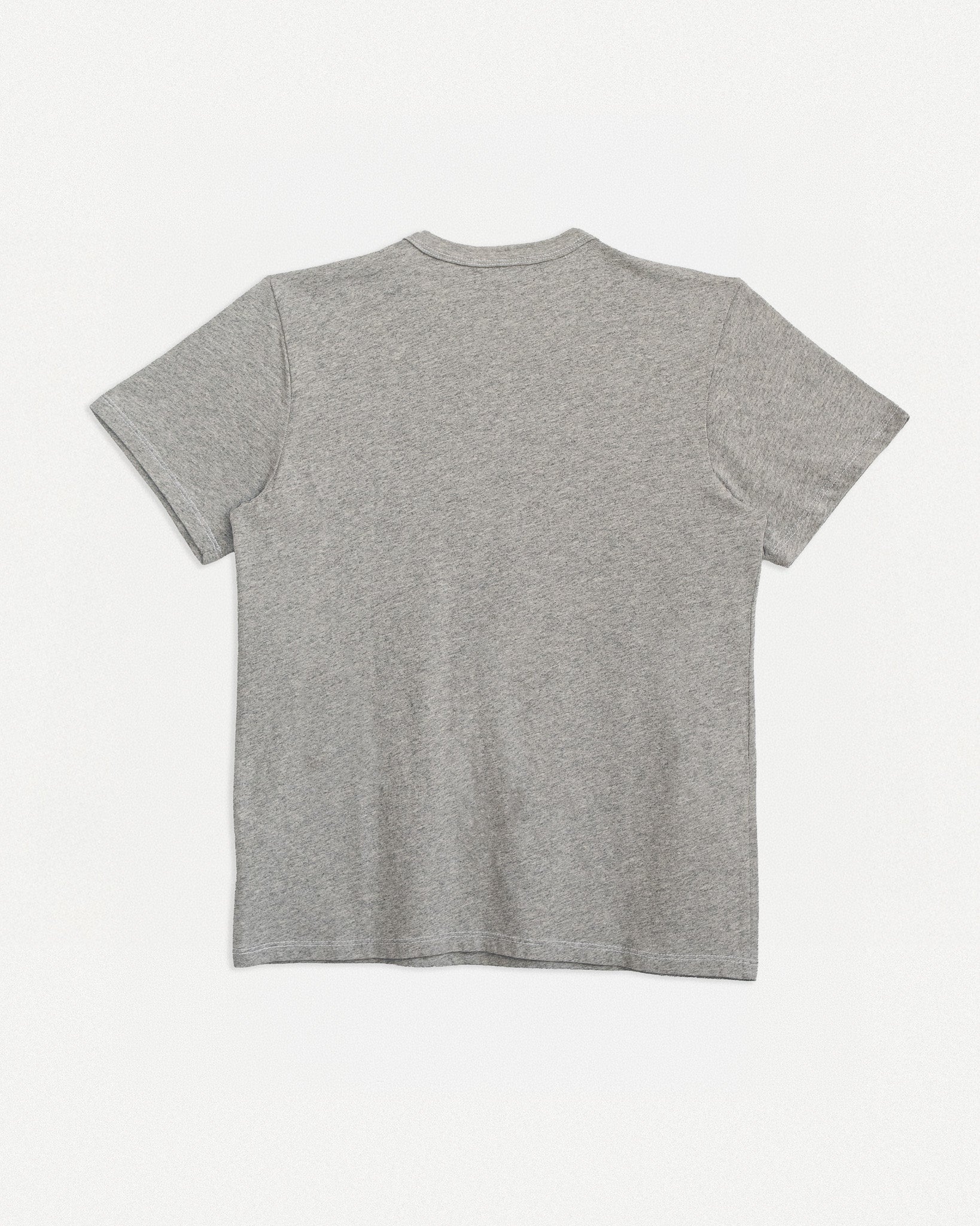 MICRO TEE SS - HEATHER / WHITE-2