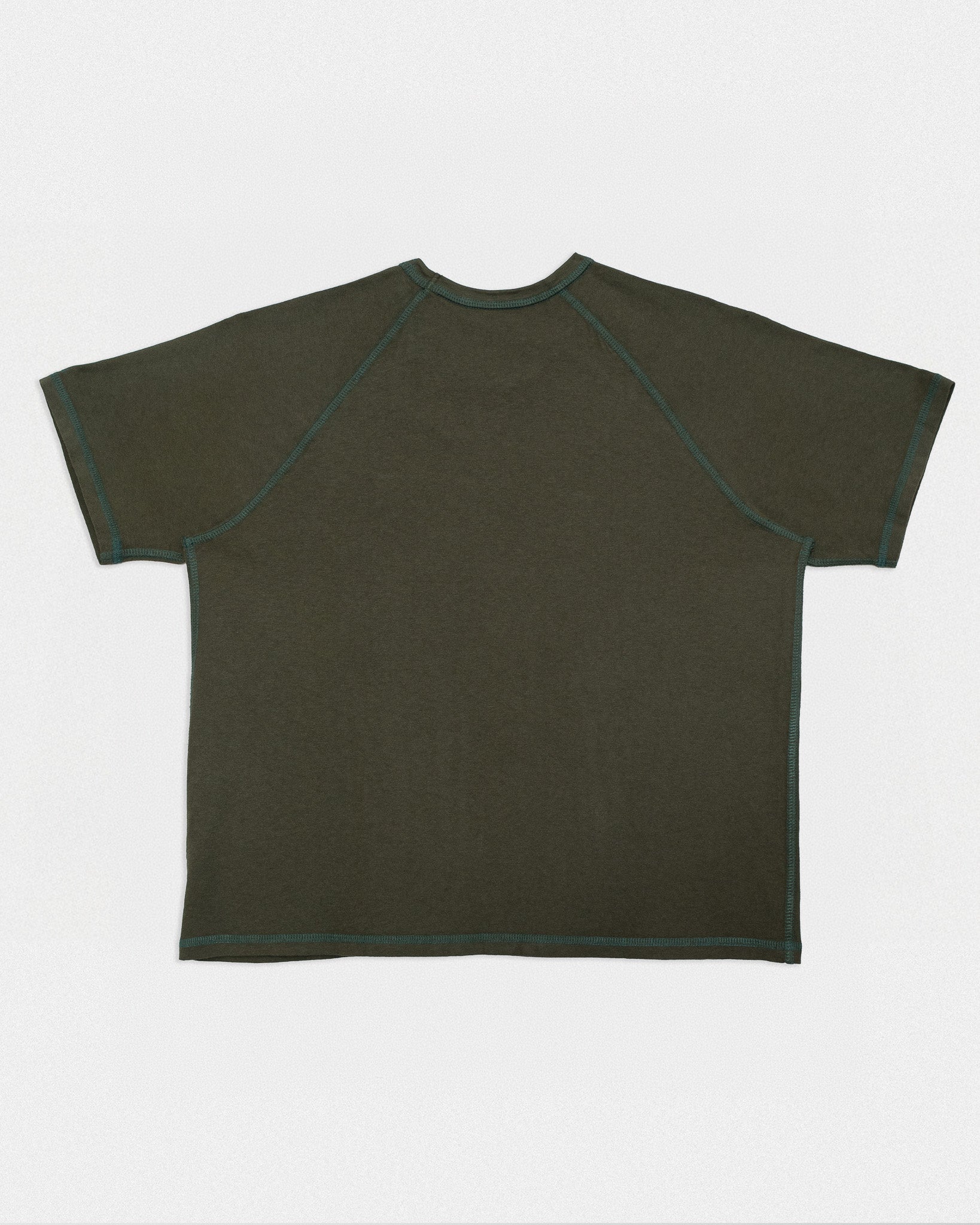 CREW RAGLAN SS - FOREST / GREEN-2
