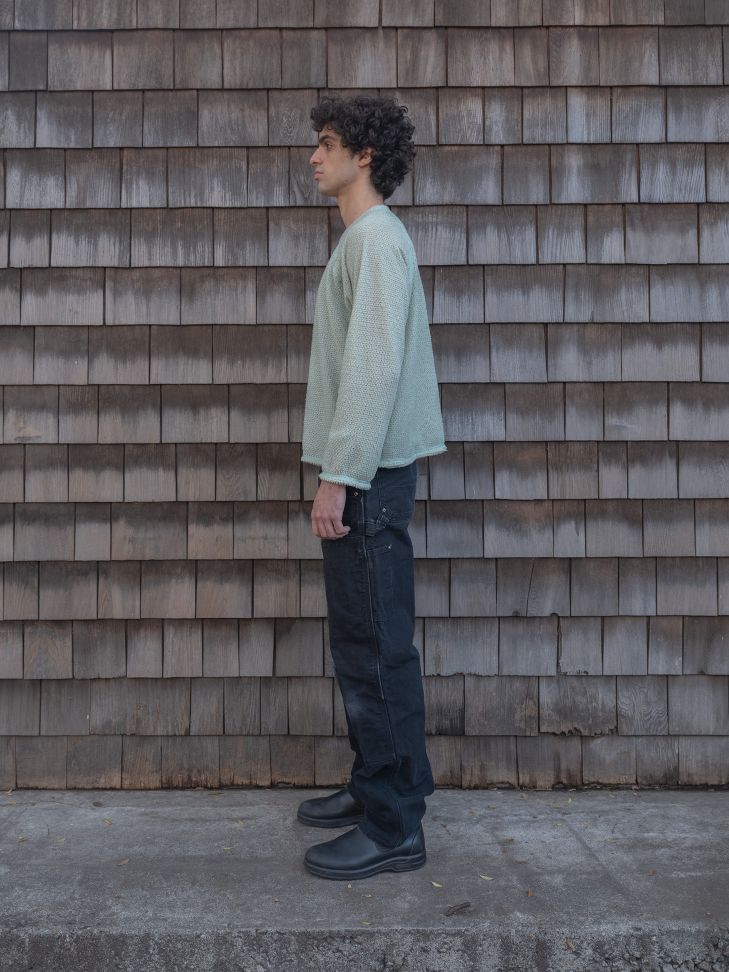 L.E. x CESAR VILLALBA RAGLAN LS - SAGE/MINT (POLAR TECH)