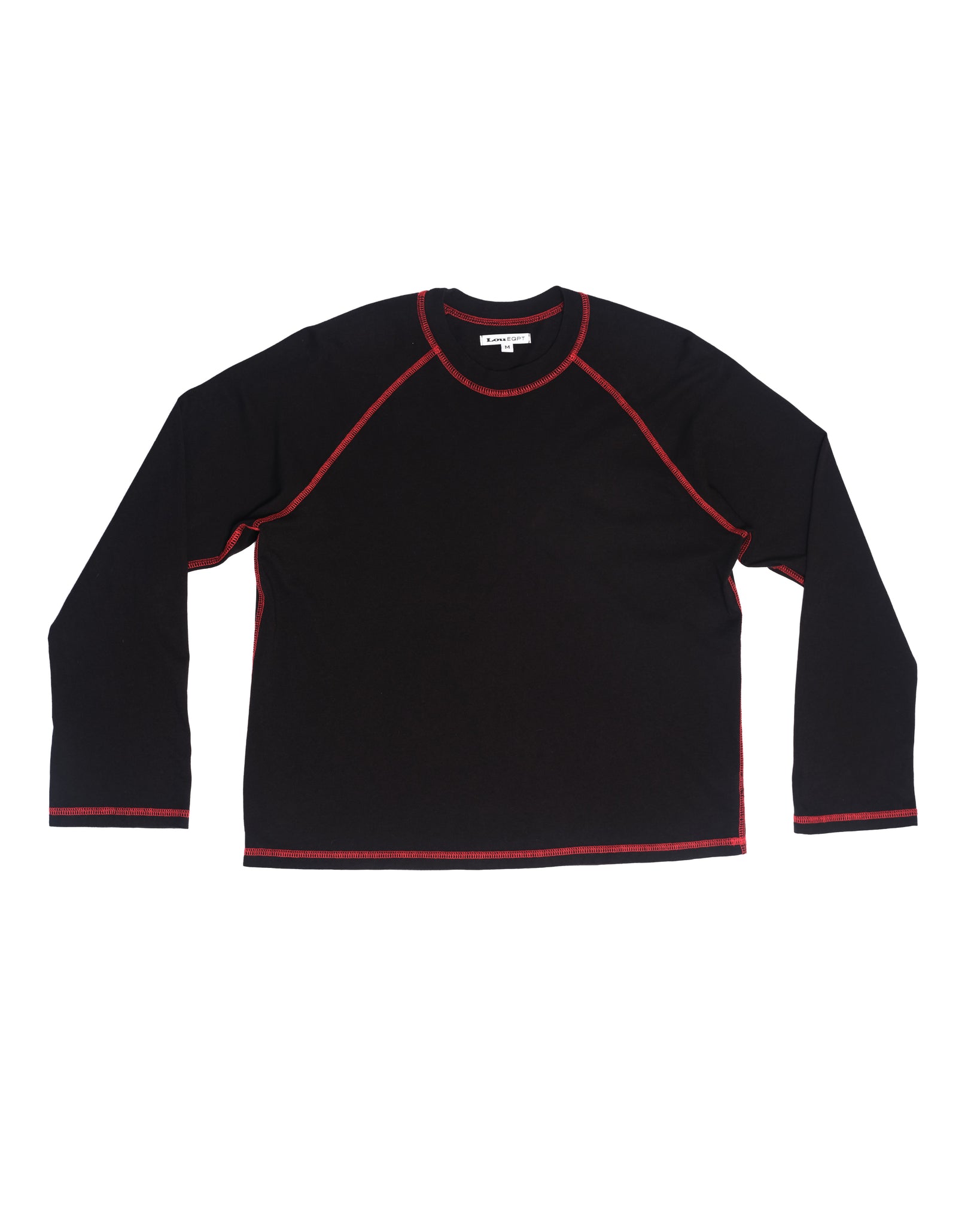 RAGLAN LS - BLACK / RED