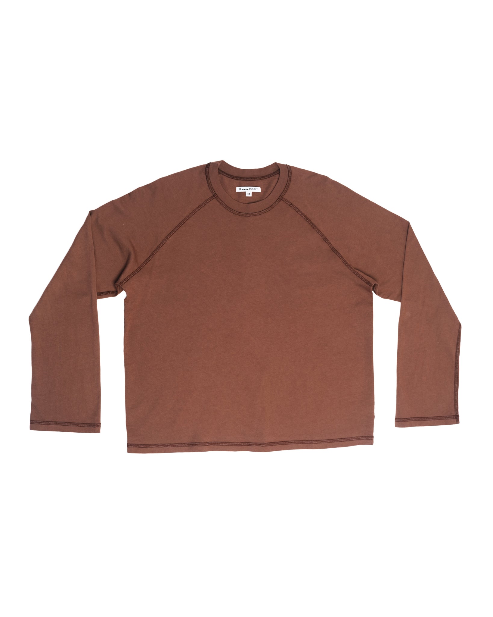 RAGLAN LS - TAUPE / BROWN