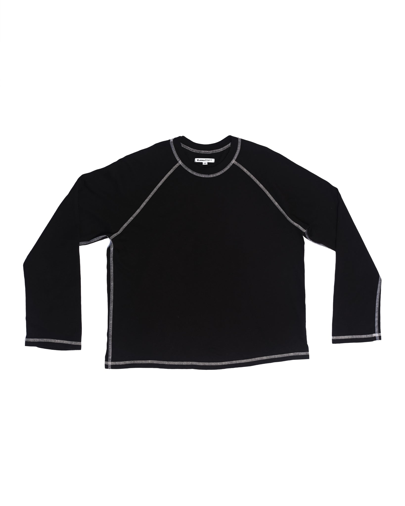 RAGLAN LS - BLACK / WHITE