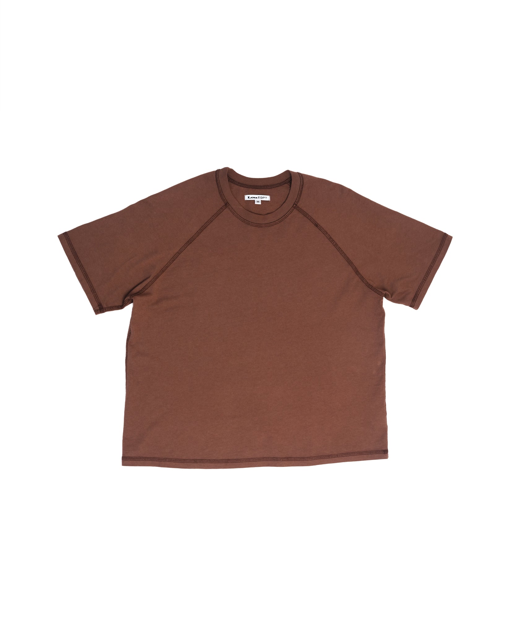 RAGLAN SS - TAUPE / BROWN