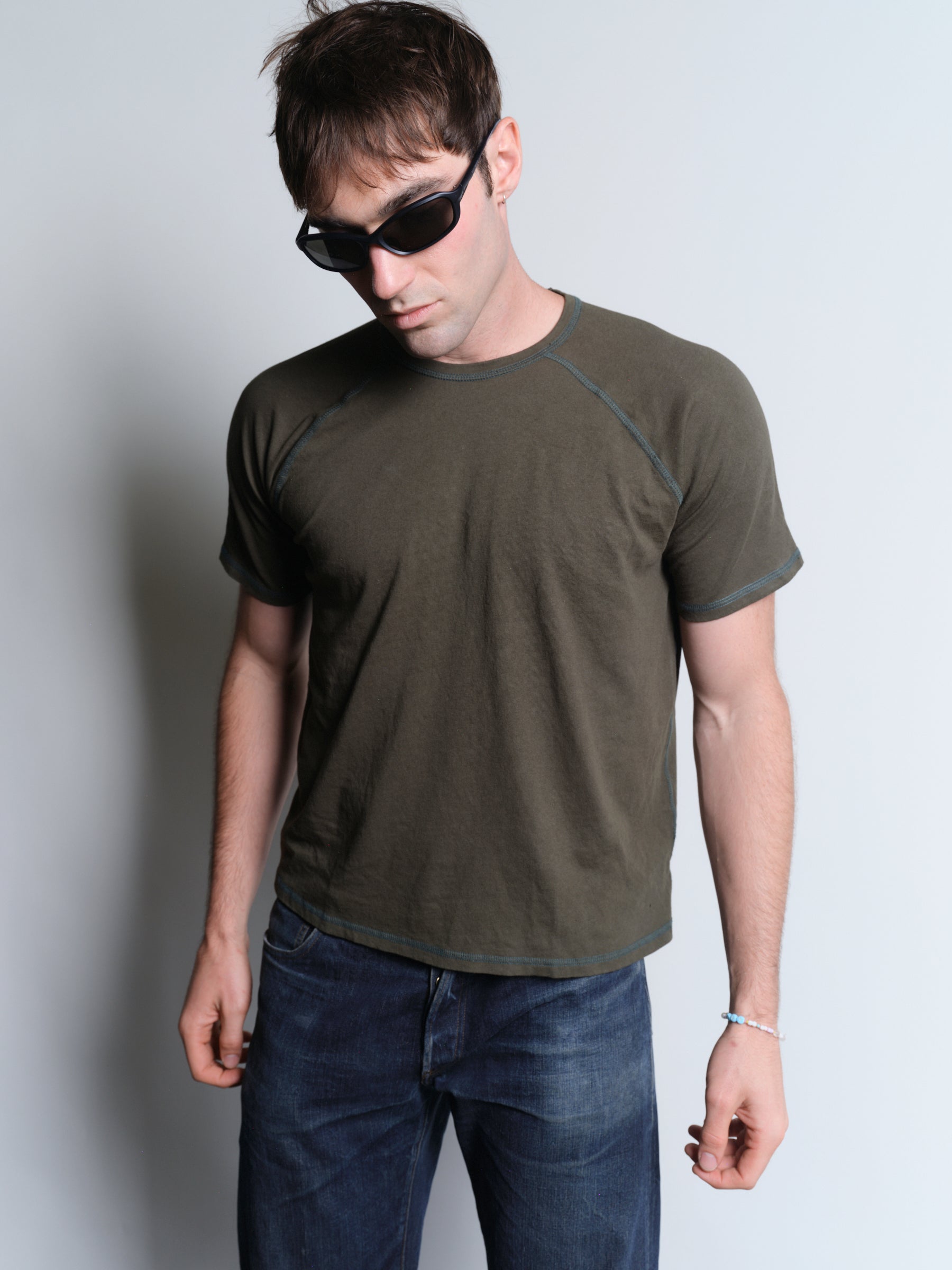 CREW RAGLAN SS - FOREST / GREEN-4