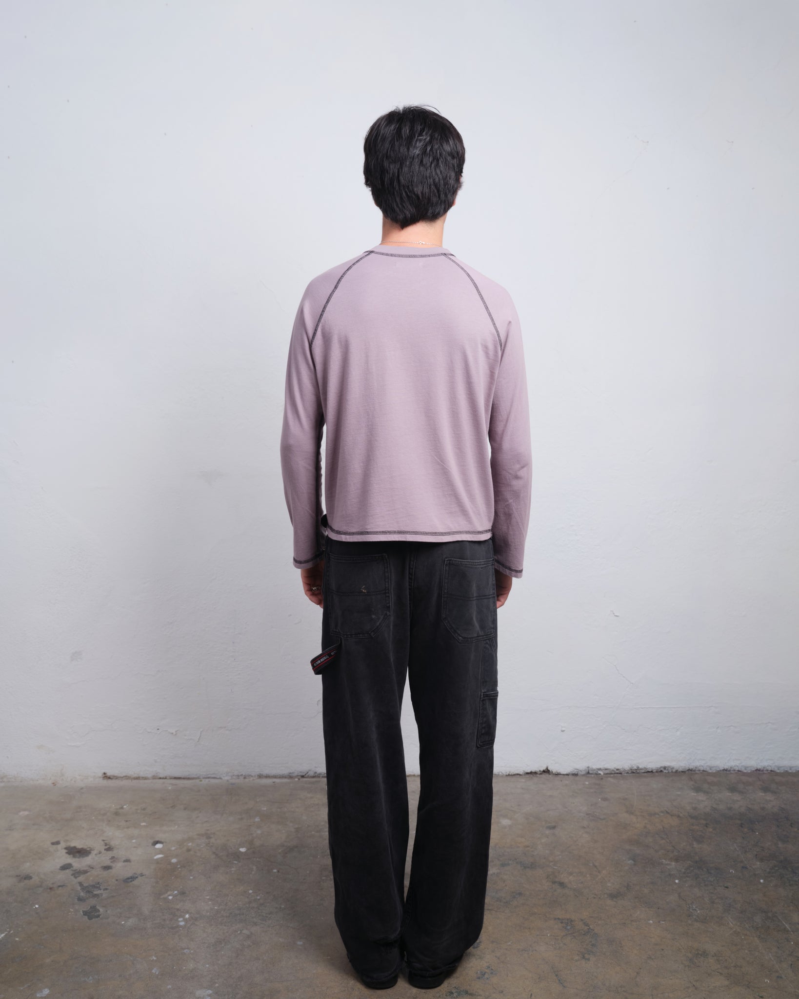 RAGLAN LS - SLATE / BLACK