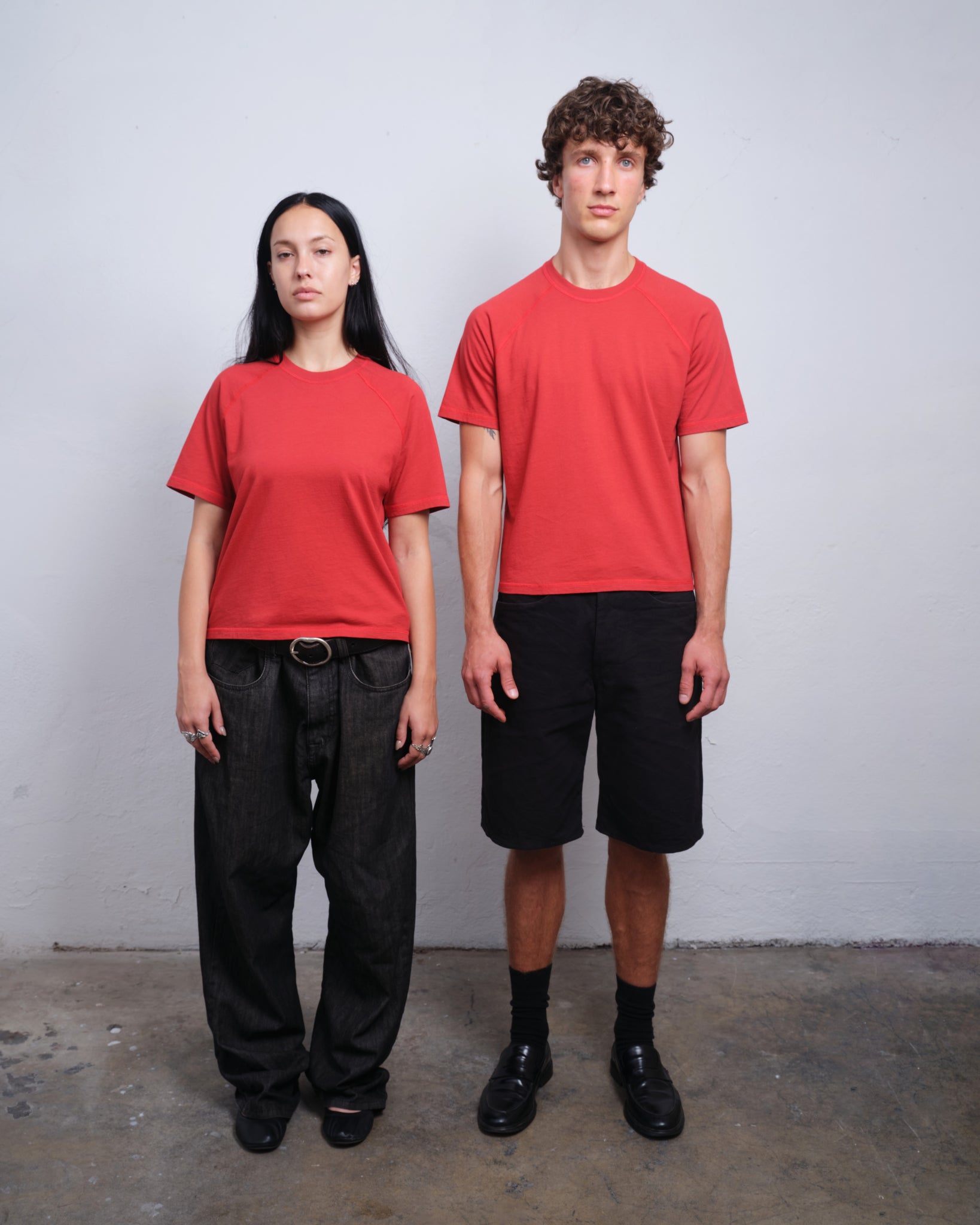 RAGLAN SS - CHILI / RED