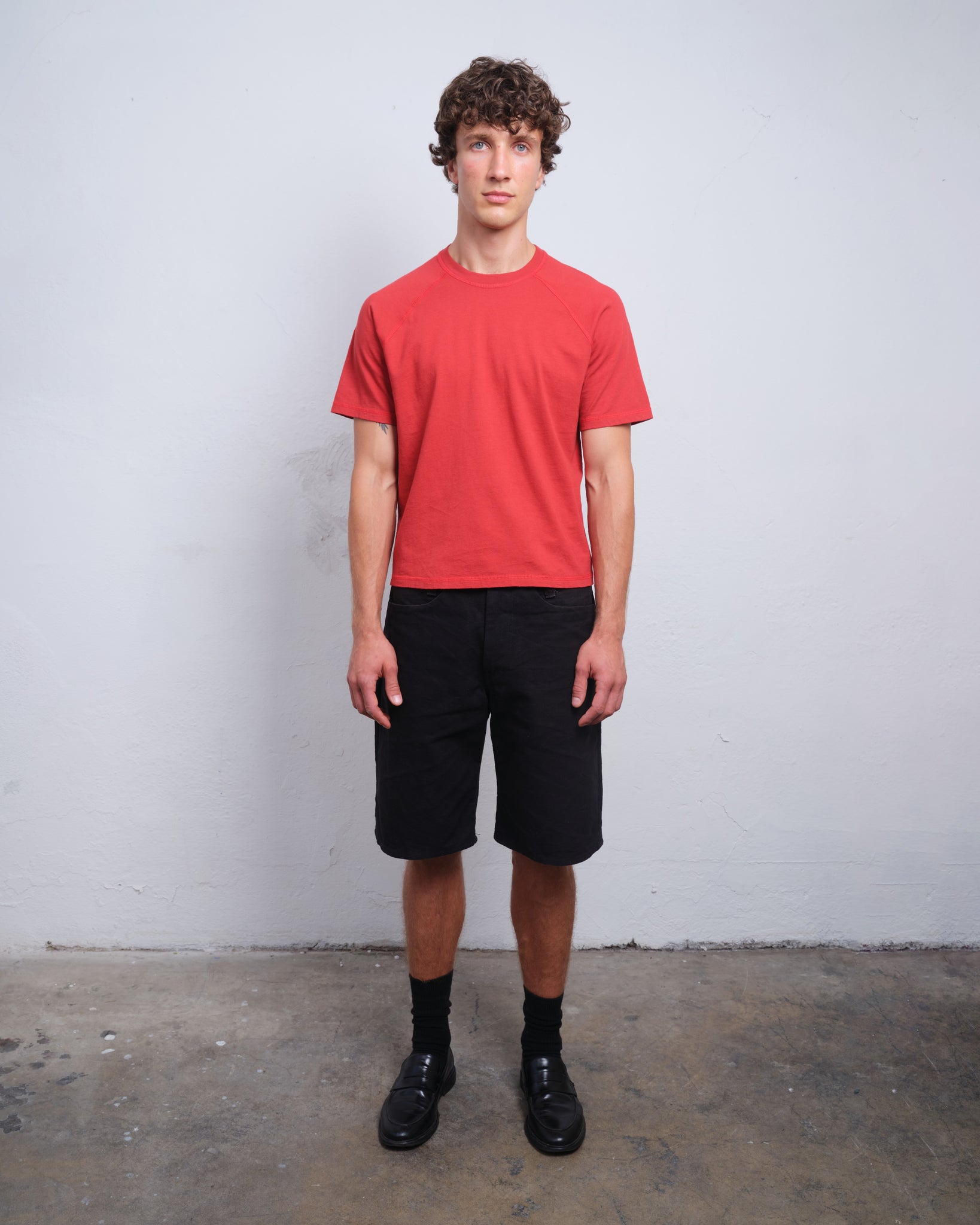 RAGLAN SS - CHILI / RED
